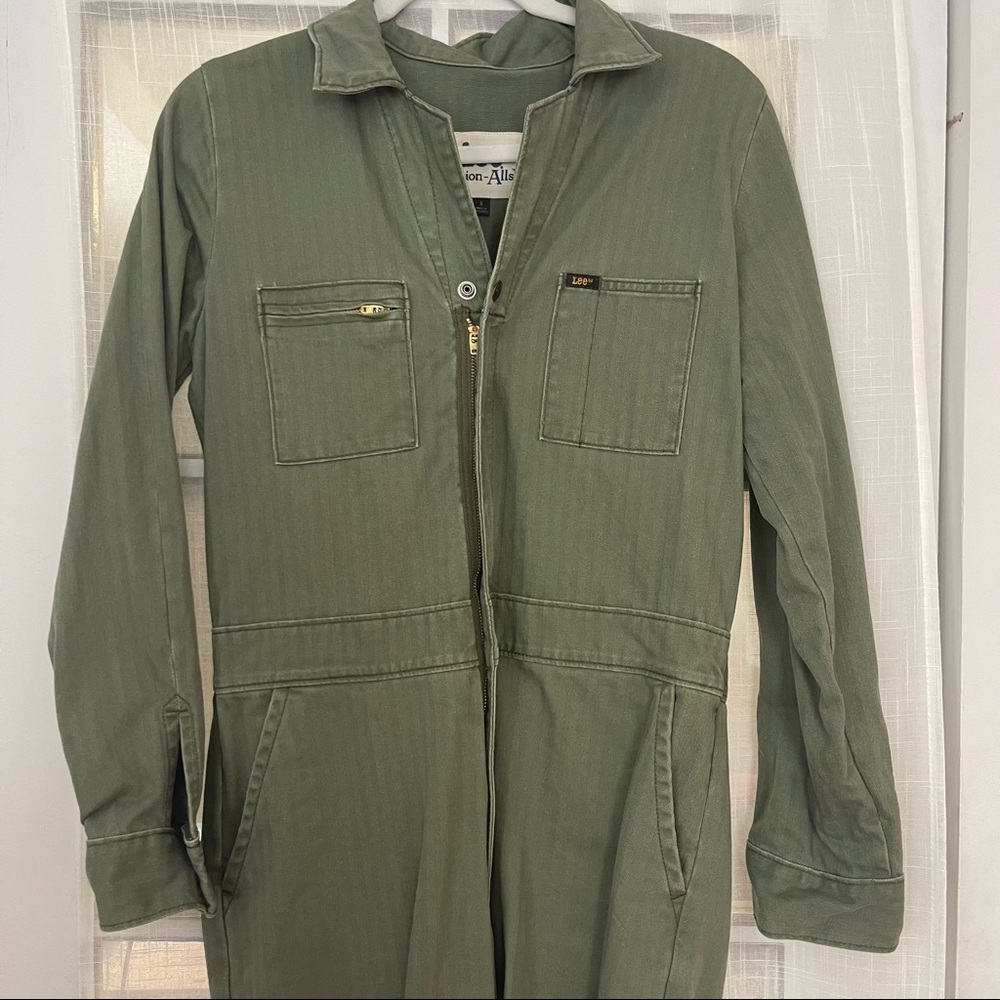 Lee Army Green Vintage Modern Union All Coveralls Jumpsuit